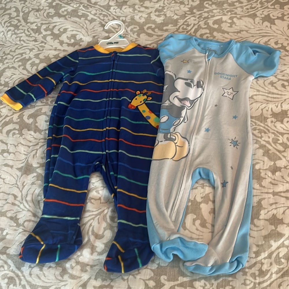NWT Little Me  & Disney Junior 6 Months Sleeper bundle